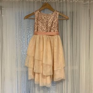 KIDS Rose Gold Dress